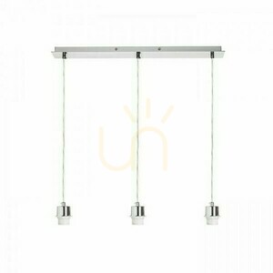 Lampenschirm, Lampenschirm Mehr 60 Deckenleuchte Sockel Chrom 230 V E27 3x42 W. small 2