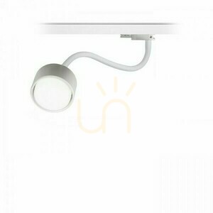 Pixie-Strahler mit flexiblem Arm für 3-Phasen-Schiene Weiß 230 V Led Gx53 7 W. small 4