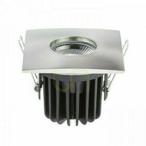 Einbauleuchte Waterboy Sq Nickel Mat 230 V Led 10 W 40° Ip65 3000 K small 3