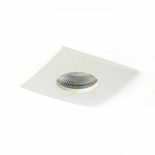 Prüfen Einbauleuchte Waterboy Sq Mattweiß 230 V Led 10 W 40° Ip65 3000 K