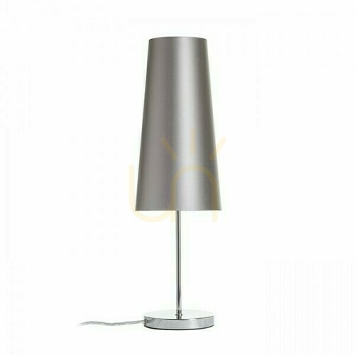 Prüfen Schirm, Conny 15/30 Tischlampenschirm Monaco Dove Grey/Silver Pvc Max. 23 W