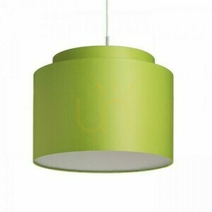 Schirm, Lampenschirm Double 40/30 Chintz Lime/White Pvc Max. 23 W small 1