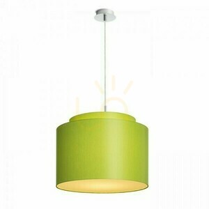 Schirm, Lampenschirm Double 40/30 Chintz Lime/White Pvc Max. 23 W small 2