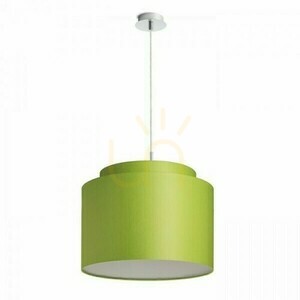 Schirm, Lampenschirm Double 40/30 Chintz Lime/White Pvc Max. 23 W small 4