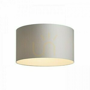 Lampenschirm RON 55/30 Rendl Chintz hellgrau / weißes PVC 55 cm E27 small 1