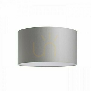 Lampenschirm RON 55/30 Rendl Chintz hellgrau / weißes PVC 55 cm E27 small 0