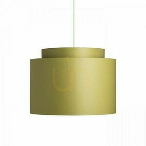 Schirm, Lampenschirm Double 40/30 Chintz Olive/Silberfolie Max. 23 W small 4