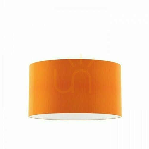 Prüfen Schirm, Lampenschirm Ron 55/30 Chintz Orange/Weiß Pvc Max. 23 W