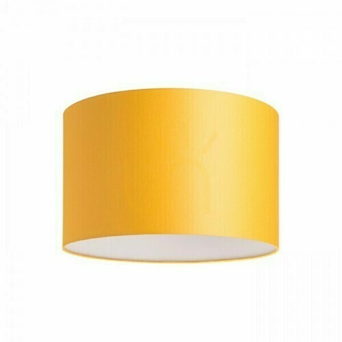 Prüfen Schirm, Lampenschirm Ron 40/25 Chintz Apricot/Weiß Pvc Max. 23 W