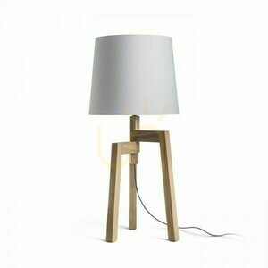 Lampenschirm, Conny 35/30 Floor Polycotton Weiß/Weiß PVC Max lampshade. 23 W small 1