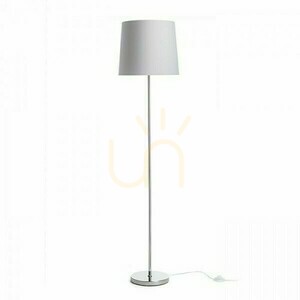 Lampenschirm, Conny 35/30 Floor Polycotton Weiß/Weiß PVC Max lampshade. 23 W small 2
