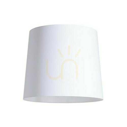 Prüfen Lampenschirm, Conny 35/30 Floor Polycotton Weiß/Weiß PVC Max lampshade. 23 W