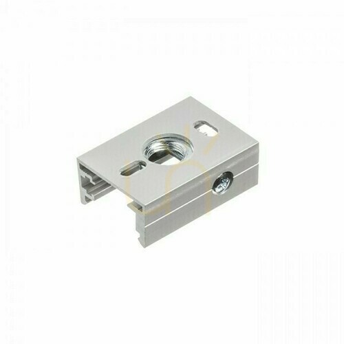 Prüfen Eutrac Lichtschienenadapter für 3-Phasen-Silbergrauschiene.