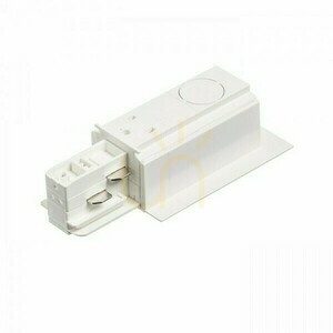 Eutrac Lighting Rail Power Rechts für Einbauschiene Weiß 230 V small 3