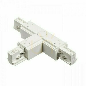 Rechter T-Verbinder Rendl EUTRAC weiß für 3-Phasen-Schiene 230 V R11332 small 2