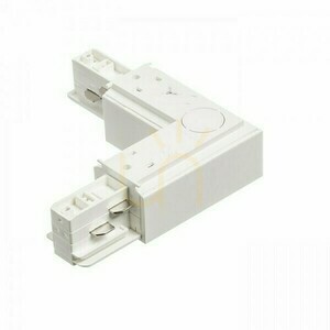 Rendl EUTRAC R11326 L-Verbinder für 3-Phasen-Stromschiene, Innenpolung, mit Einspeisung, 16 A, weiß small 2