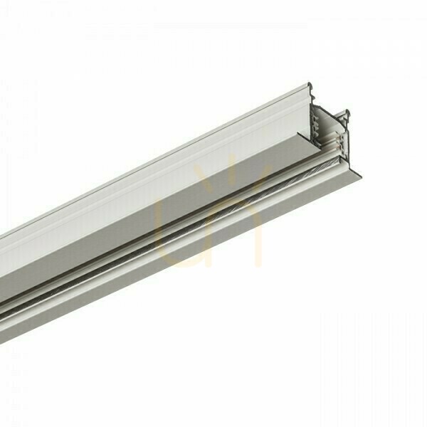 Prüfen Eutrac Lichtschiene 2m 3 Phasen. Vertieft Weiß 230 V Eutrac Lichtschiene 2m 3 Phasen. Vertieft Weiß 230 V