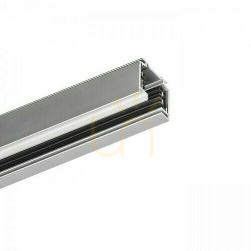Prüfen Eutrac Beleuchtungsbus 3m 3 Phase Silber Grau 230 V