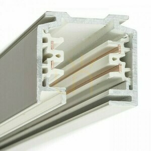 Eutrac Lichtschiene 2m 3 Phase Weiß 230 V small 2
