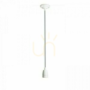 Lampenschirm, Lampenschirm Fabio Hängeset Schwarz/Weiß Porzellan 230 V E27 42 W. small 1