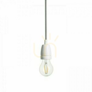 Lampenschirm, Lampenschirm Fabio Hängeset Schwarz/Weiß Porzellan 230 V E27 42 W. small 4
