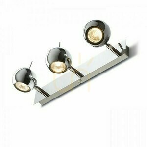 Glossy Iii Anbaulampe Chrom 230 V Led Gu10 3x8 W. small 1