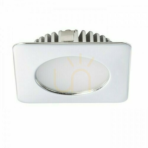 Prüfen Einbauleuchte Inez Sq Chrom 12 V= Led 3 W Ip44 3000 K