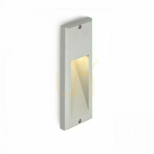 Prüfen Faca Silber-Grau Außen-Einbauleuchte 230 V LED 2 W IP54 3000 K