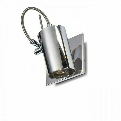 Prüfen Bugsy I Wandanbauleuchte Chrom Glas 230 V Gu10 50 Watt.