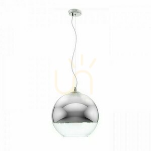 Beau Monde 35 Pendelleuchte Verchromtes Glas/Transparentes Glas 230 V E27 25 W. small 0