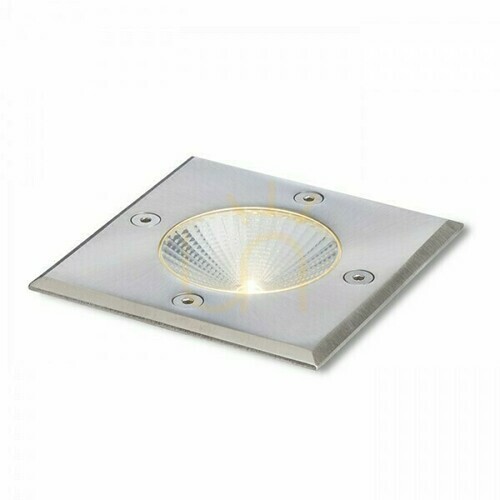 Prüfen Außeneinbauleuchte Rizz Sq 105 Edelstahl 230 V Led 3 W 96° Ip65 3000 K