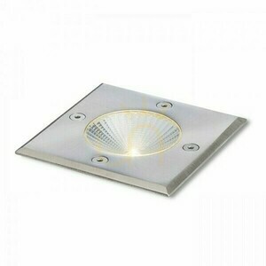 Außeneinbauleuchte Rizz Sq 105 Edelstahl 230 V Led 3 W 96° Ip65 3000 K small 0