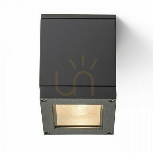 Prüfen Plafonds Outdoor Quadra M Decke Anthrazit 230 V E27 75 W Ip54