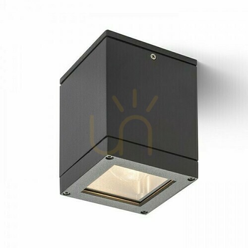 Prüfen Plafonds Outdoor Quadra M Decke Anthrazit 230 V E27 75 W Ip54