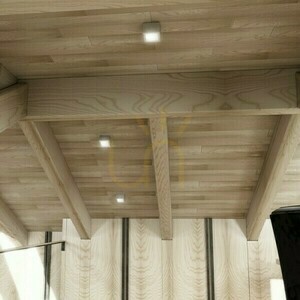 Deza Quadratische Aluminium/Satin Glas Badezimmerlampe 230 V G9 25 W Ip54 small 2