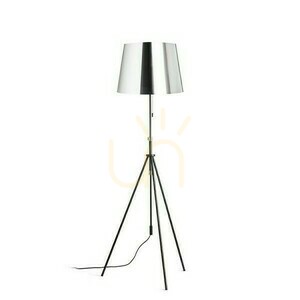 Luton/Ilusion Stehleuchte Floor Foil Chrom/Schwarz/Metall 230 V Led E27 11 W. small 0