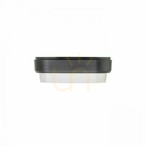 Prüfen Außenplafonds Taris Sq 17 Aufputz Schwarz Kunststoff 230 V Led 8 W Ip54 3000 K