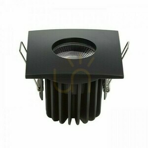 Einbauleuchte Waterboy Sq Matt Schwarz 230 V Led 10 W 40° Ip65 3000 K small 3
