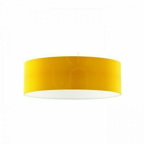 Prüfen Schirm, Lampenschirm Ron 60/19 Chintz Apricot/Weiß Pvc Max. 23 W