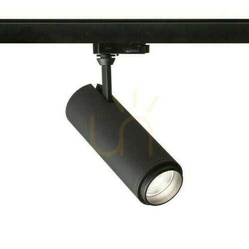 Prüfen Focus 20 Dimm To 3 Phase Strahler. Schiene Schwarz 230 V Led W 10 60° 3000 K 4000 5000