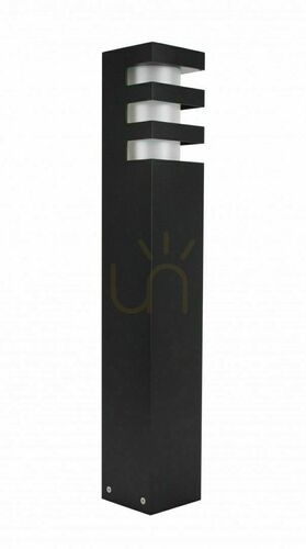 Wegeleuchte SU-MA RADO 2 BL schwarz 50 cm Aluminium IP54 E27
