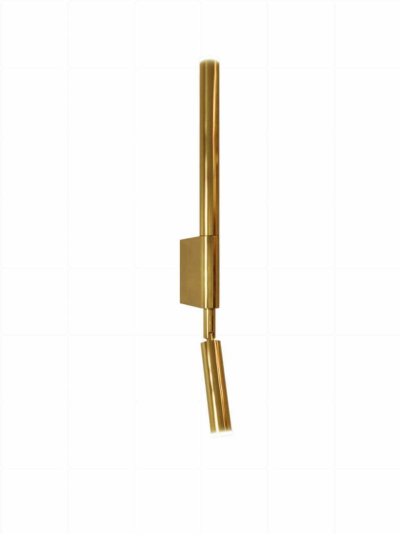 Wandlampe Max Light Organic W0340 Gold Metall 47 cm LED 3000K