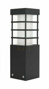 Außenstehleuchte SU-MA RADO II 3 BL schwarz 25 cm Aluminium Acryl 18W small 0