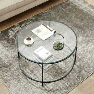 Couchtisch Glas Rundbank - LGT021B01 small 1