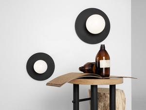 SKIVA BALL M Wandleuchte - schwarz small 1