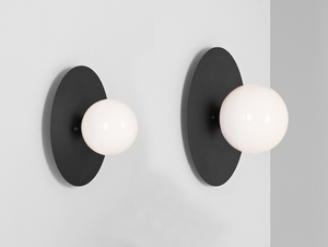 SKIVA BALL M Wandleuchte - schwarz small 3