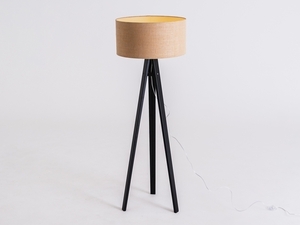 CustomForm MASALA JUTE FLOOR Stehleuchte, schwarzes Stativ, Schirm Ø50 cm small 0