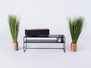 TV-Tisch CustomForm SENSO FLOWER METAL 120x45 P – Schwarz RAL 9005 small 2