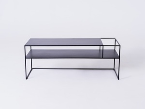 TV-Tisch CustomForm SENSO FLOWER METAL 120x45 P – Schwarz RAL 9005 small 0