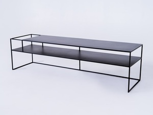 RTV Tisch SENSO FLOWER METAL 170x45 L - schwarz small 3